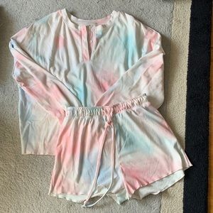 Matching Tie Dye Sleep set